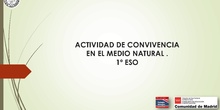 CONVIVENCIA MEDIO NATURAL ESO