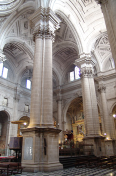 Pilares de la Catedral de Jaén, Andalucía