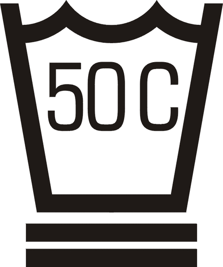 Lavado a máquina con programa para prendas delicadas, temperaura