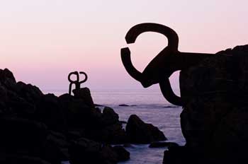 Esculturas de Eduardo Chillida, San Sebastián, Guipúzcoa