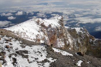 Vistas del cráter del Pico de Orizaba (5750m)