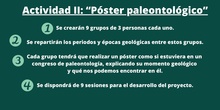 Actividad 2 “Póster paleontológico”