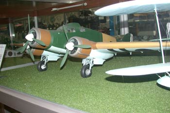 Maqueta de un avión, Museo del Aire de Madrid