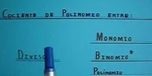 Polinomio entre Monomio