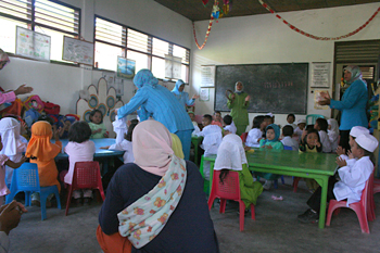 Escuela infantil, Melaboh, Sumatra, Indonesia