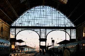 Estación de Keleti Pu, Budapest, Hungría
