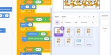 Trabaja los cambios de estado con un simulador programado con Scratch.