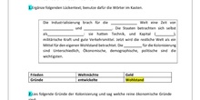 Imperialismus und Kolonialismus (Arbeitsblatt) - 4º ESO