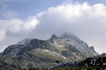Sierra con nieve, Mallorca