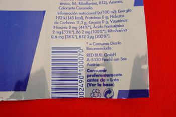 Etiqueta de aluminio