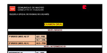 Convocatoria exámenes módulos impares 24-25